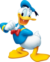 a cute donald duck